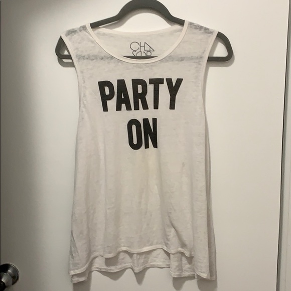 chaser Party On Tank Top - Picture 1 of 2